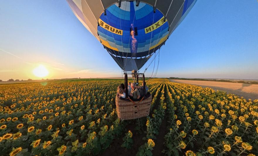 Élmény a magasban: hőlégballonos sétarepülés