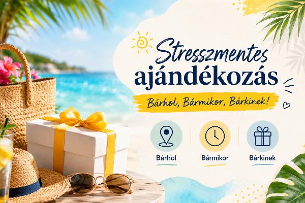 Stresszmentes ajándékozás - Bárhol, Bármikor, Bárkinek!