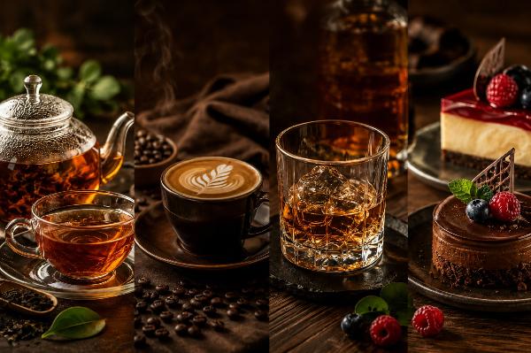 Tea, kávé, whisky, desszert ínyenceknek